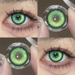 Jewelens Cosplay Màu Kính Áp tròng Halloween Anime Softlens Koi Green Học sinh