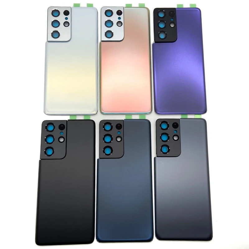 Samsung Galaxy S21 Ultra S21 + Vỏ Pin Ốp điện thoại Cửa Sau Ốp điện thoại Kính Thay Thế Cho S21 Plus