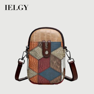  Túi đeo vai IELGY nữ mini nhỏ gọn retro dọc túi xách vuông 