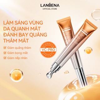 Kem Mắt Lanbena Vitamin C Đầu Massage Lạnh Giúp Giảm Thâm Quầng Mắt, Giảm Bọng, Giảm Nếp Nhăn, Làm Sáng, Dưỡng ẩm, Làm Dịu, Hạn Chế Lão Hóa, Tăng Độ Đàn Hồi Và Trẻ Hóa Vùng Da Quanh Mắt Hiệu Quả