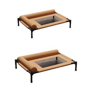 Giường cho thú cưng nâng cao Perfk, võng Lưới thoáng khí trong nhà Giường cho chó mèo di động ngoài trời cho thú cưng nhỏ, thỏ, chó, chó con, mèo,