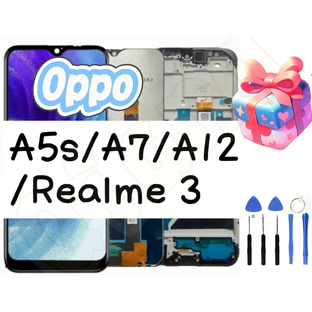 Thích hợp cho màn hình Oppo A5S A5S Màn hình A5S A7 / A12 / Realme3 Màn hình LCD bên trong và bên ng