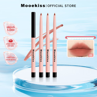 Chì kẻ viền môi Mooekiss bút kẻ môi Không khô môi định hình đường viền môi không lem Màu nude tự nhiên 250mg