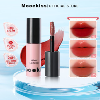 Son kem Mooekiss Son môi nhung Chất matte tôn da Nhẹ nhàng dễ dùng 1g