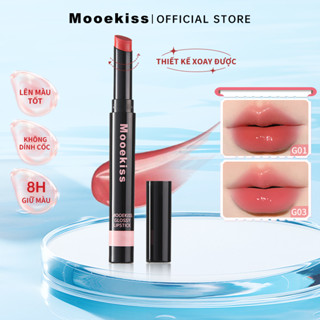 [Nhập MKS85 Giảm 5%] Son Thạch Mooekiss Thêm Tinh Chất Dipeptide Kép Dưỡng Ẩm Giảm Khô Lộ Vân Môi Lên Màu Tự Nhiên Chỉ Trôi Dưỡng Không Trôi Màu Phù Hợp Cho Học Sinh Sinh Viên Và Người Đi Làm 2.2g