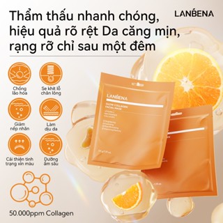  Mặt Nạ Lanbena Collagen Vitamin C Mặt Nạ Thạch Dưỡng Sáng Thu Nhỏ Lỗ Chân Lông Dịu Da Giảm Nếp Nhăn Đều Màu Da Dưỡng ẨM Chống Lão Hóa Da Săn Chắc Và Nuôi Dưỡng Phục Hồi Làn Da 