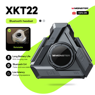  Monster XKT22 Tai nghe Bluetooth Tai nghe không dây HIFI Âm thanh nổi Cuộc gọi HD Dung lượng lớn Pin chống nước Bluetooth 5.4 