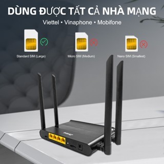 phát wifi 4 Râu Router Bộ định tuyến Wifi ZBTlink WE5927-A 4G có khe cắm Sim Đường mở 300mbps 3x100m Lan 1 Cổng WAN Modem Wifi Openline cho tất cả các mạng