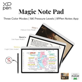 Sổ tay điện tử Máy đọc sách XPPen Magic Note Pad 10,95inch Bảng ghi chú màu 3 trong 1 đầu tiên trên