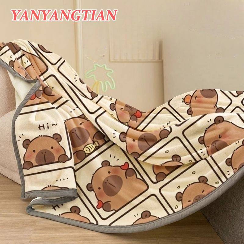 YANYANGTIAN Chăn lông cừu san hô 1m2 1m5 1m8 Chất liệu thân thiện với da
