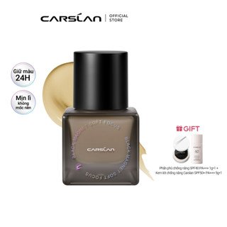 Kem nền Carslan Black Magnet Kháng nước mồ hôi Như da trần Bám nền Bền màu suốt 24H 30g