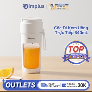Simplus Máy Xay Trái Cây Không Dây Dung Tích 340mL – 10 Lưỡi Dao Xay (ZZJH008) – Bảo Hành 12 Tháng