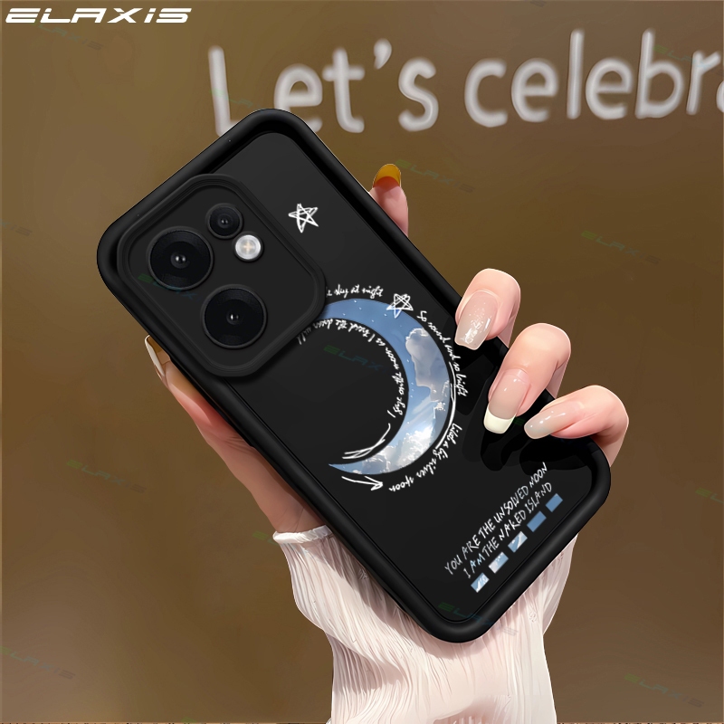 ELAXIS Silicone Mềm Màu Trơn Tương Thích Cho OPPO Reno 13F / 13F 5G / 13F 4G Ốp Điện Thoại Đơn Giản 