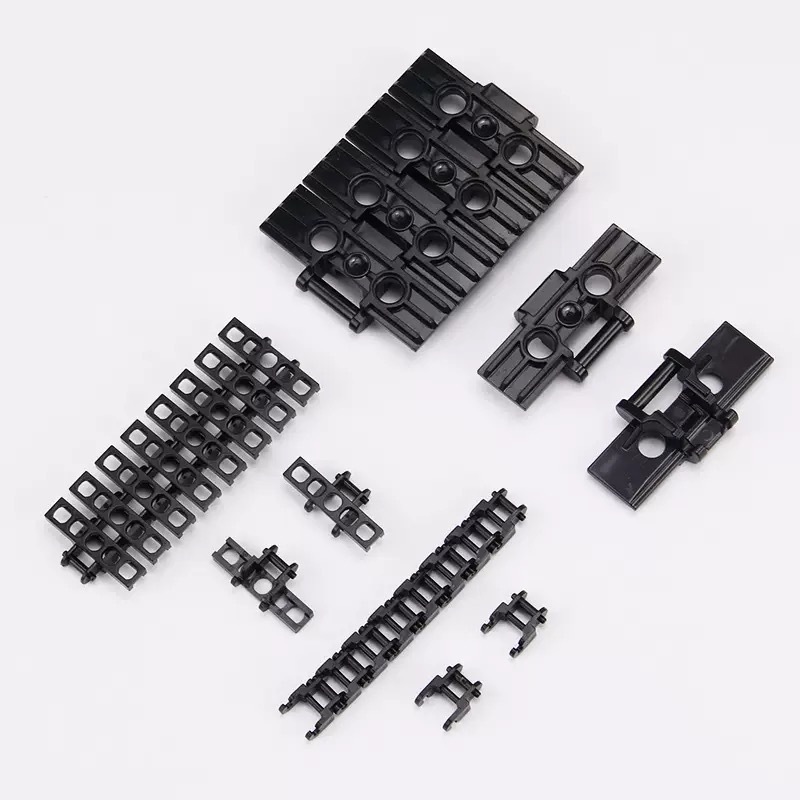 Gạch kỹ thuật Chuỗi số lượng lớn Liên kết Caterpillar Tread Tank Track Phần mô hình Khối xây dựng cổ