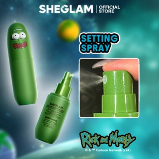 Xịt Khóa Nền Trang Điểm Lâu Trôi, Kiểm Soát Dầu SHEGLAM Rick and Morty Setting Spray, Cấp Ẩm, Cố Định Lớp Makeup, Giúp Da Thông Thoáng & Bền Màu