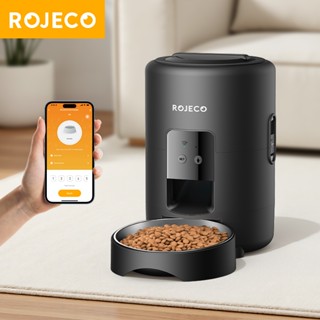 ROJECO 2L WiFi Tự Động Cho Mèo Ăn Có Thể Hẹn Giờ Định Lượng WAutomatic Cho Thú Cưng Ăn