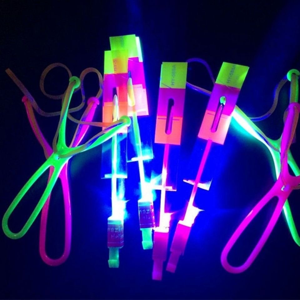 Dạ Quang Bay Mũi Tên Slingshot Đồ Chơi Nhấp Nháy Ngoài Trời Dạ Quang Đồ Chơi Influencer Bán Chạy