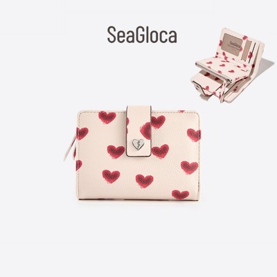 Ví đựng tiền xu đa chức năng thời trang SeaGloca Love Ví ngắn dành cho nữ No 28