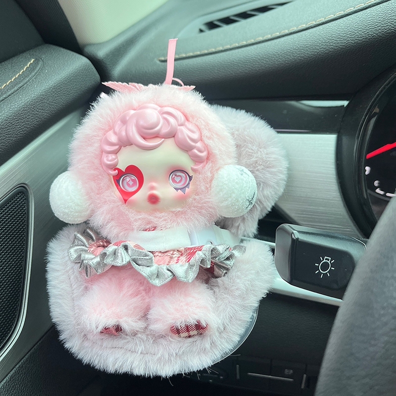 Labububu Phụ kiện xe hơi Crybaby powerpuff v3 v2 v4 cho bé ba búp bê BJD Ghế đồ chơi Dimoo Điều hòa 