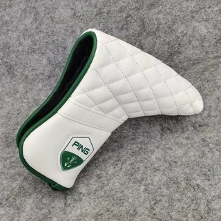 Vỏ bọc đầu câu lạc bộ Golf PING - Vỏ Putter từ tính chất lượng cao, Thiết kế nửa vòng tròn, Vỏ bảo vệ 2 tông màu đen / trắng