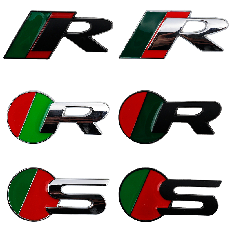 Dành Cho Xe Jaguar R-SPORT Logo XFL XJL F-TYPE Sửa Đổi Phiên Bản Thể Thao R Xe Logo Cánh Chữ R Bên B