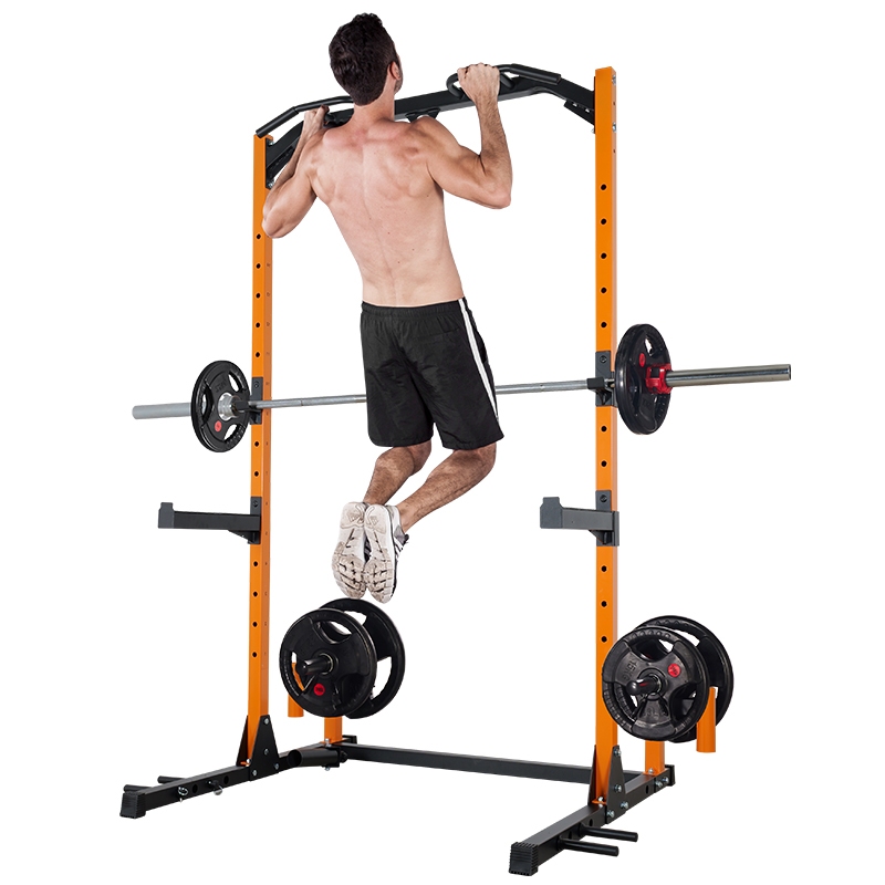 Khung rack,gánh tạ đòn,Squat đa năng điều chỉnh chiều cao 2.20m - ống thép dày 2mm chịu tải 300kg | BigBuy360 - bigbuy360.vn
