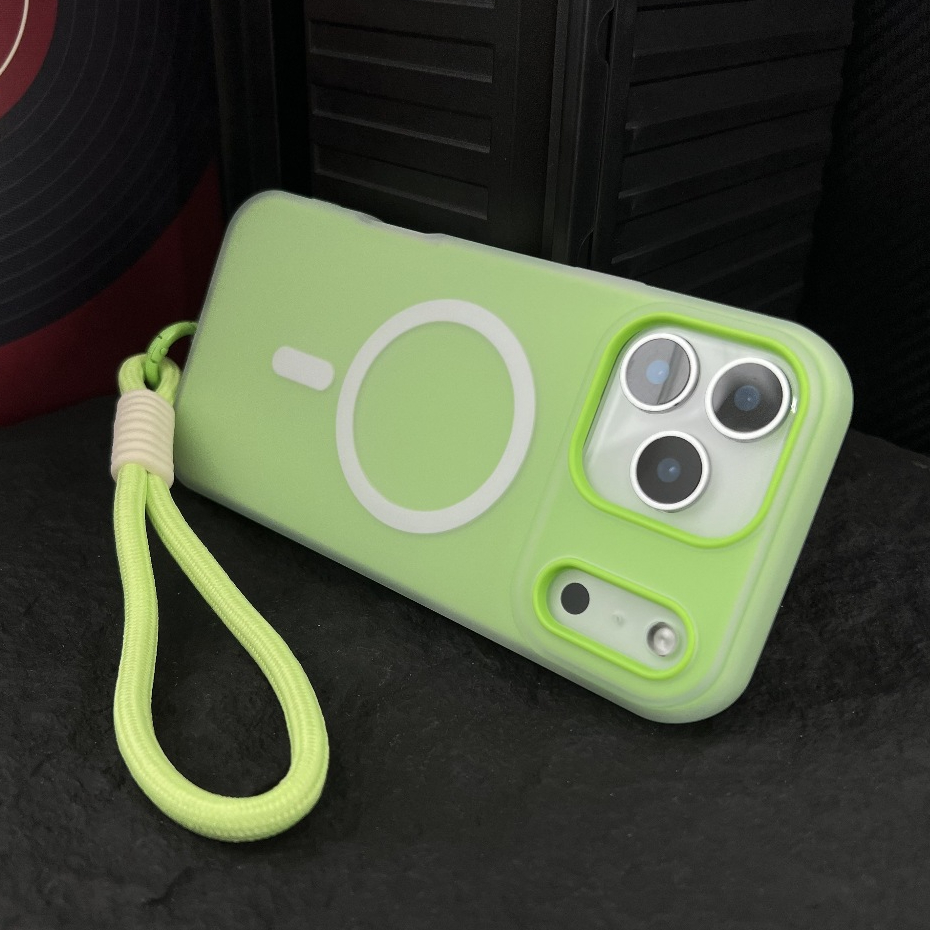 【2 in 1/TPU+Pc/Jelly Matte hard case/Mustard Green】Ốp lưng compatible for iPhone 17 Air 17 Pro Max