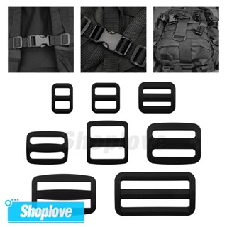 10 Chiếc Nhựa Thanh Trượt Tri Glide Điều Chỉnh Khóa Tri Vòng Khóa Cho Chó Cổ Ba Lô Dây Webbing Thắt Lưng Khóa Phụ Kiện