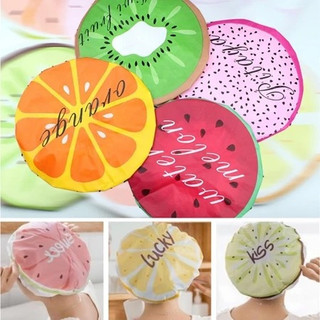 🍧Pudding🍧Mũ Tắm Trùm Tóc Chống Nước Mũ Tắm Ủ Tóc Hình Trái Cây Dễ Thương