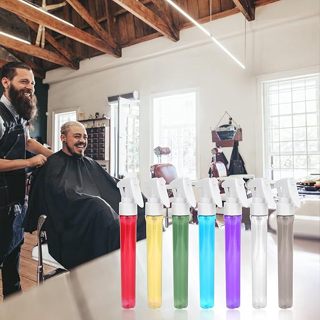  Ngón Tay Cái Chai Nước Làm Tóc Mini Xịt Máy Làm Tóc Ống Kiểm Tra Làm Tóc Xịt Siêu Mịn Bình Nước 