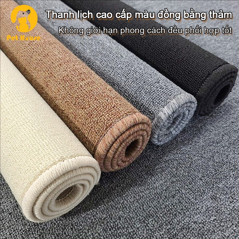 200cmSize LớnThảm màu đồng bằng,Mang và chống trầy xước dễ dàng làm sạch,Phòng khách phòng ngủ thảm,Trang trí nội thất Tấm thảm