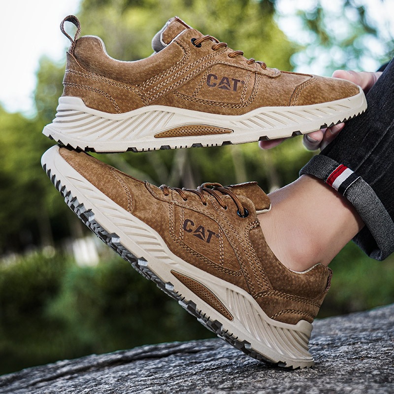 Caterpillar Nam Giày Low Top Man CAT Giày Thể Thao Giày Lưới Thoải Mái Cho Nam Size 38-45