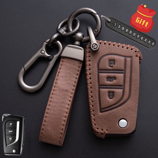  Bao Da Nhám Bảo Vệ Chìa Khóa Xe Hơi Toyota Hilux Rogue Revo Innova Fortuner Harrier Camry Vellfire Alphard Highlander Giá Đỡ Altis Revo Innova bọc chìa khoá 