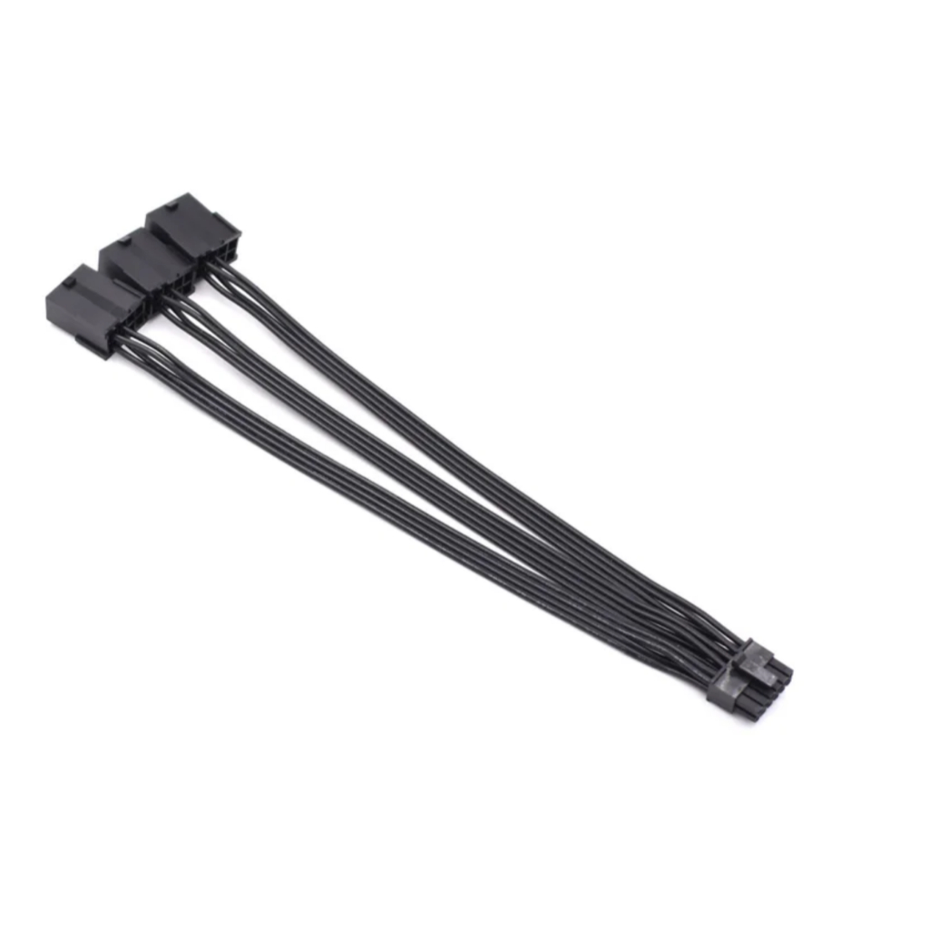Cáp nguồn GPU tương thích 3 * 8pin PCI-e sang Micro-Fit 12Pin cho Mini 12Pin RTX 3090 RTX 3080 FE RT