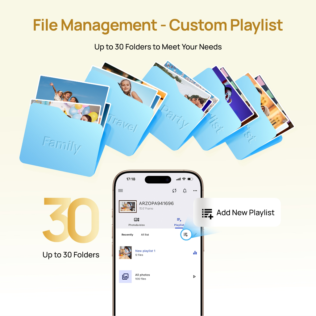 Khung ảnh kỹ thuật số bằng kim loại WiFi ARZOPA 10.1 ", Màn hình cảm ứng HD IPS, Dễ dàng chia sẻ ảnh / video qua ứng dụng miễn phí, Khung quà tặng thông minh tùy chỉnh cho gia đình - Vàng D10 | BigBuy360 - bigbuy360.vn