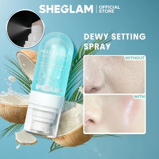 Sheglam Press Refresh Setting Spray Dưỡng Ẩm Lâu Dài Trang Điểm Thiết Lập Xịt Kiểm Soát Dầu Trang Điểm Không Greasy