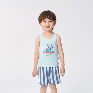 (Ultraman IP) balabala Boys Tank Top Áo Sơ Mi Đế Không Tay Homewear Bộ Hai Mảnh 2025
