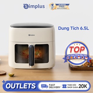 Simplus Nồi Chiên Không Dầu Dung Tích Lớn 6.5L Công Suất Cao 1500W KQZG018 - Bảo Hành 12 Tháng