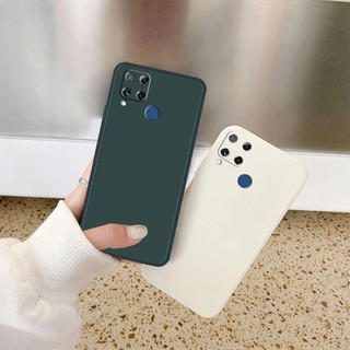 Ốp Điện Thoại Silicon Dẻo Màu Trơn Thời Trang Cho Realme C25 C25Y C25S C21 C21Y C20 C17 C15 C12 C11 C3 C2 C20A