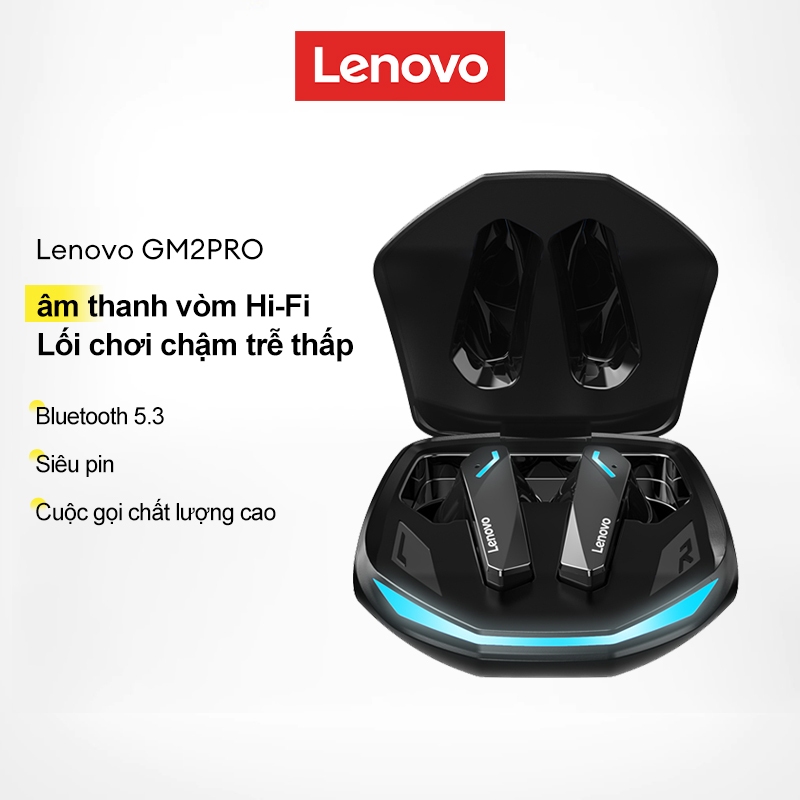 Tai Nghe không dây Lenovo GM2 PRO Chơi Game có độ trễ thấp Chất lượng âm thanh chất lượng cao Bluetooth 5.3 | BigBuy360 - bigbuy360.vn