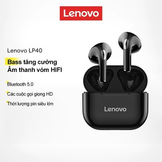  Tai Nghe Bluetooth Lenovo LP40 không dây giảm tiếng ồn hd phát biểu tai nghe Music Gaming có micrô 