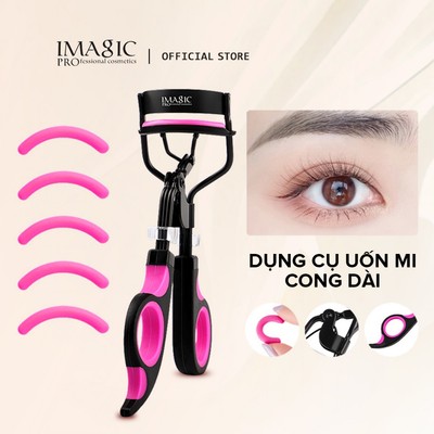 Bộ kẹp uốn mi IMAGIC nhỏ gọn+đệm cao su đàn hồi cao thay thế không gây đau (có bán lẻ)