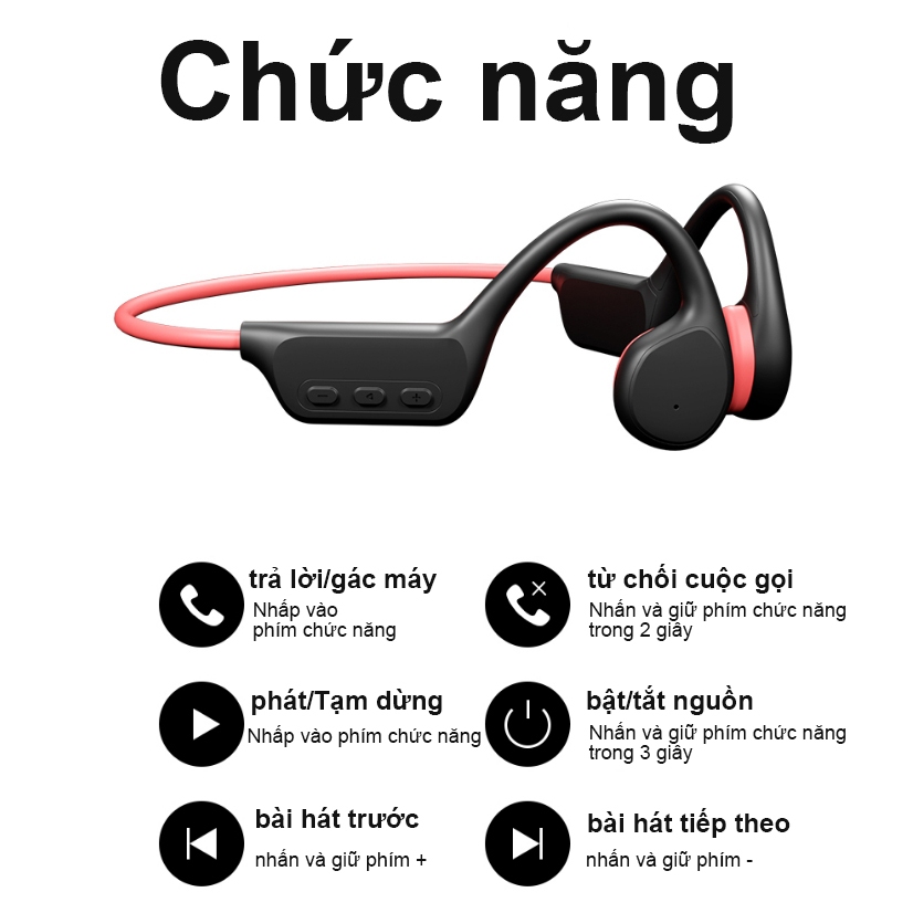 SPRISE X7 Tai nghe Bluetooth bơi dẫn truyền xương với khả năng chống nước sâu MP3 IPX8 | BigBuy360 - bigbuy360.vn