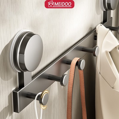 MEIDOO Móc sau cửa cốc hút có lực hút mạnh và có thể dùng để treo quần áo và túi xách