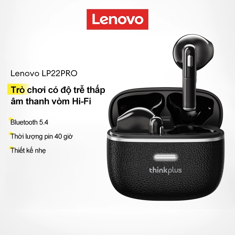 Tai nghe Bluetooth Lenovo LP22 Pro HIFI Stereo Kết cấu có độ trễ thấp Tai nghe không dây Bluetooth5.4 | BigBuy360 - bigbuy360.vn