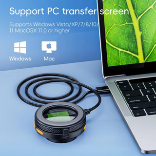 Kính hiển vi cầm tay kỹ thuật số 500X Màn hình IPS 2 inch Kính lúp có thể gập lại với 8 đèn LED cho đồng xu điện tử Sửa chữa đồng hồ trang sức