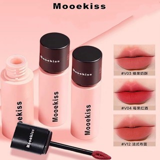  Son Môi Mooekiss Son Bùn Lì Mềm Mịn Như Nhung Giúp Làm Giảm Thâm Môi Sáng Da Cho Tone Da Vàng 3g 