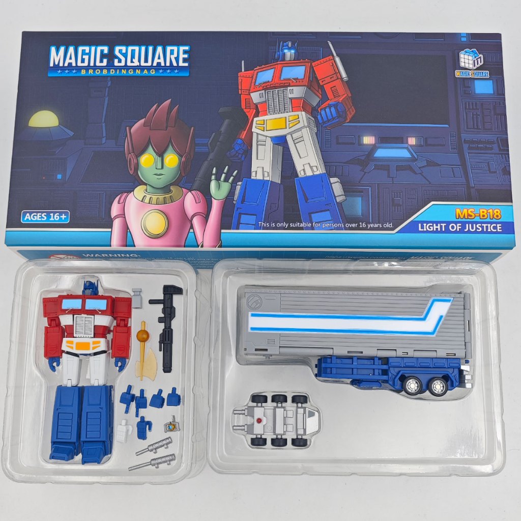 MS-TOYS MS-B18 Đồ Chơi Biến Đổi MS-B18 OP Commander Quy Mô Nhỏ 11cm Mô Hình Robot Nhân Vật Hành Động