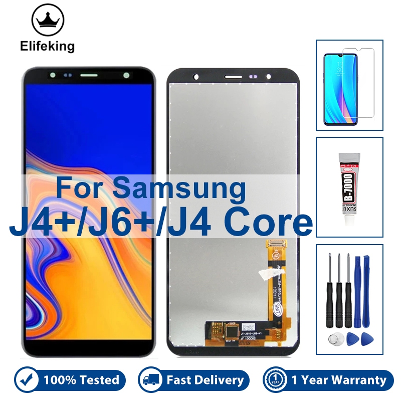 LCD Cho Samsung Galaxy J4 J6 Plus J415 J610 Core J410 J4 + J6 + SM-J415F Màn Hình Hiển Thị Bộ Số Hóa