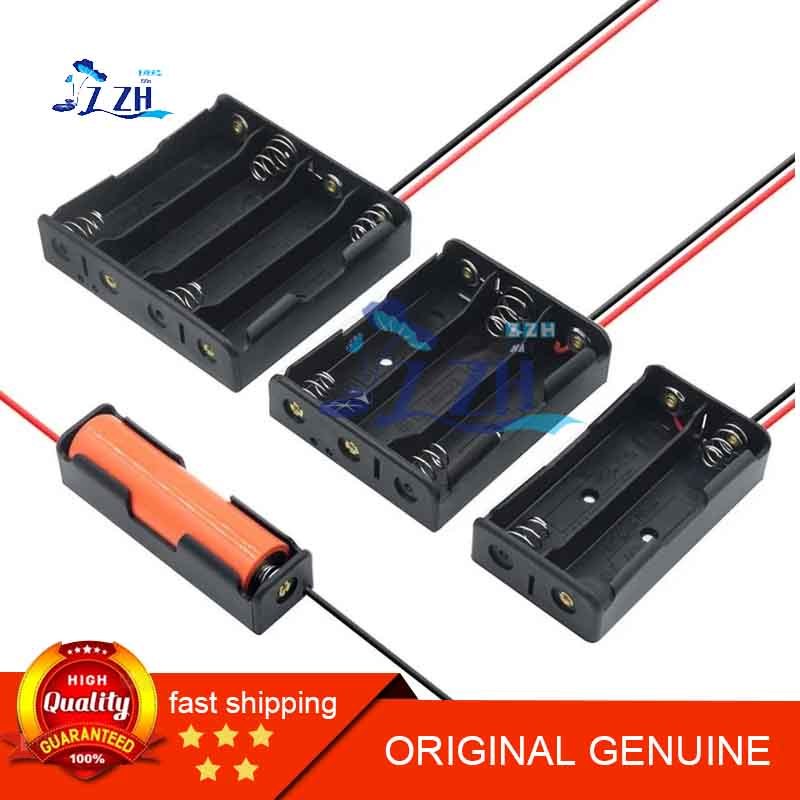 Hộp Pin 18650 Có Cáp Hộp Pin Lithium 18650 Series Đế Sạc 1 Phần / 2 Phần / 3 Phần / 4 Phần